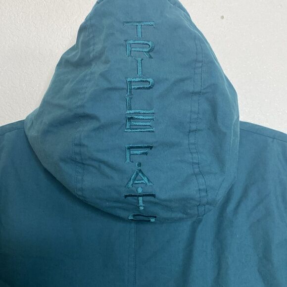 TRIPLE FAT GOOSE Men’s Hooded Puffer Jacket Size L - Picture 9 of 11